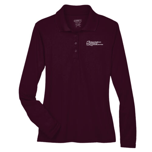 Ladies' Long-Sleeve Piqué Polo (HCS) Thumbnail
